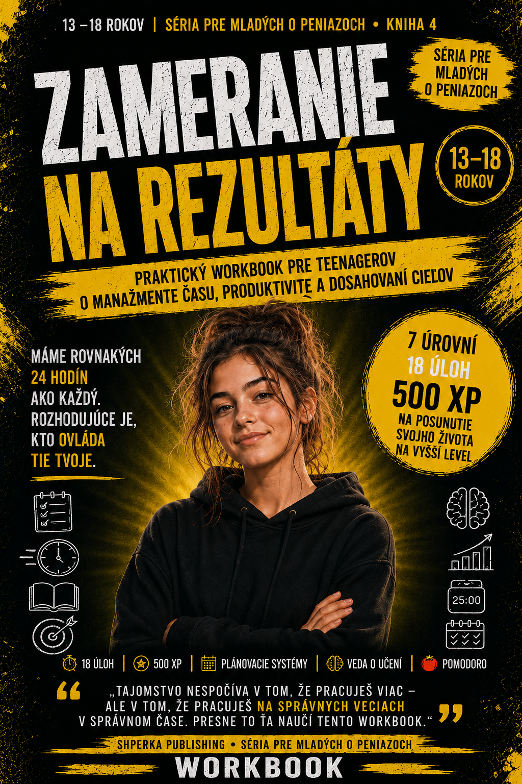 Obálka pracovného zošita Focus Mode pre deti 12–18 rokov