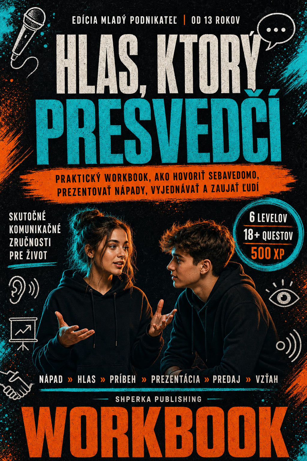 Obálka pracovného zošita Hlas, ktorý presvedčí pre deti 13–18 rokov